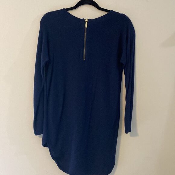 Vass Joan Vass, Navy Long Sleeve Sweater Dress, Size S, EUC - Picture 5 of 6